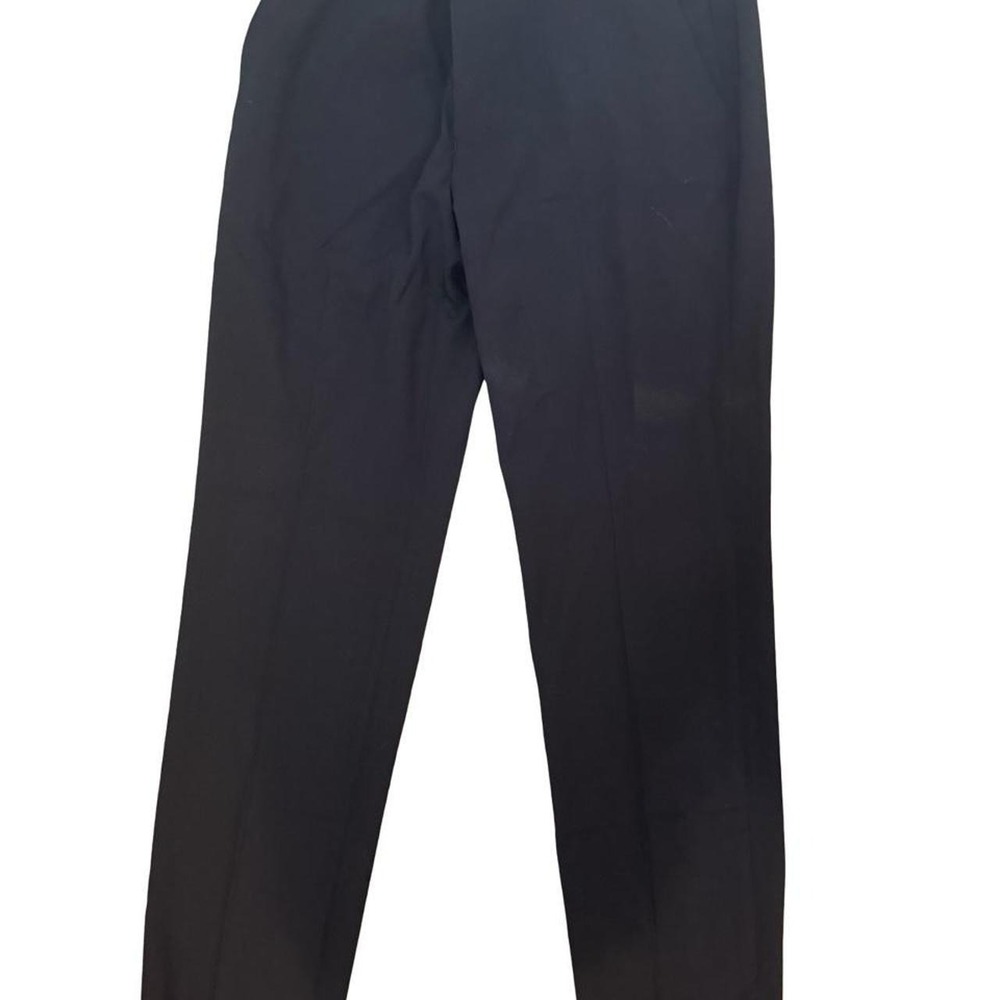 Calvin Klein Mens Navy Blue Dress Pants Flat Front Trousers 34x32